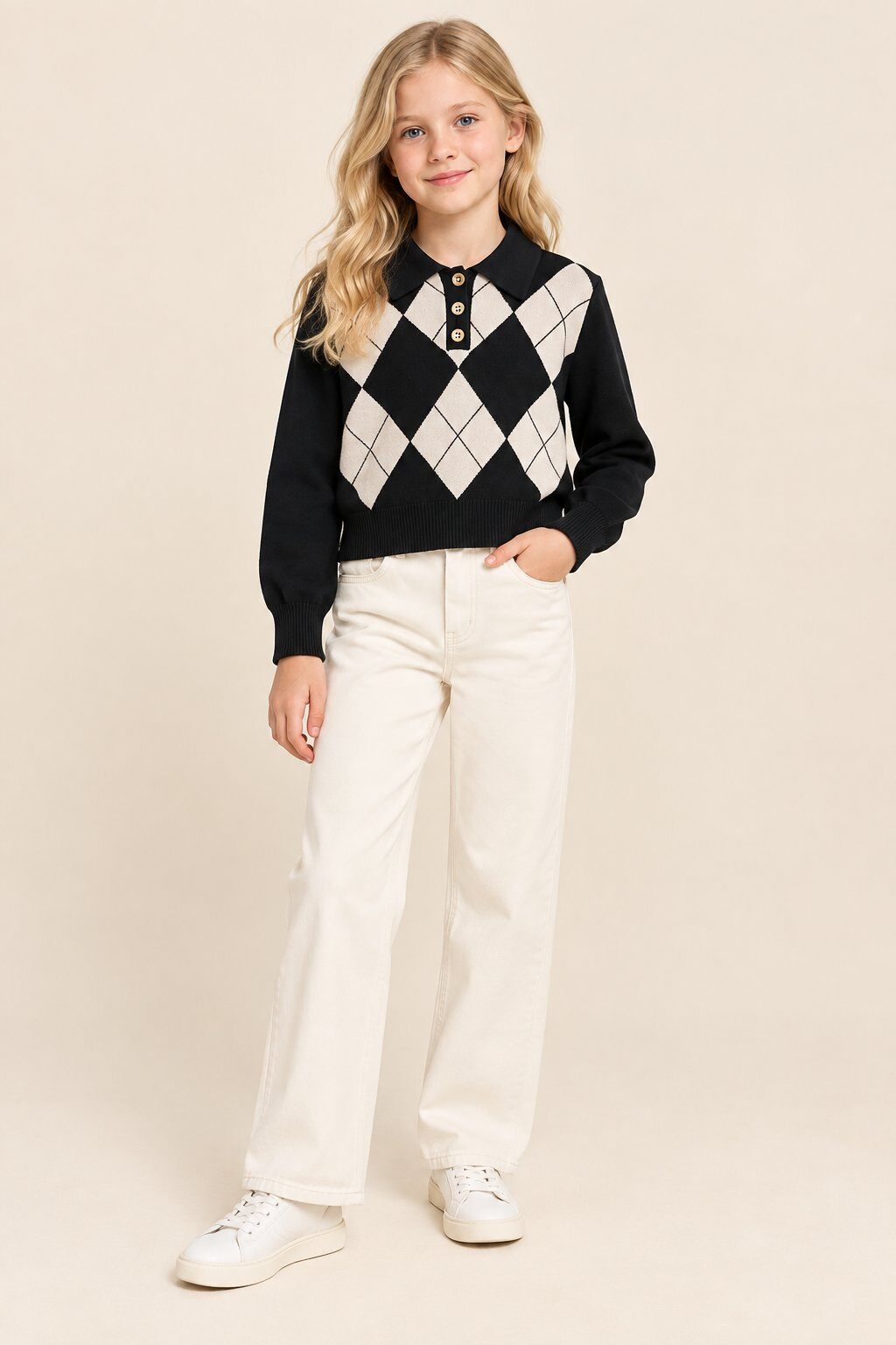 Wholesaler Yoyo S. - Girls' polyester sweater