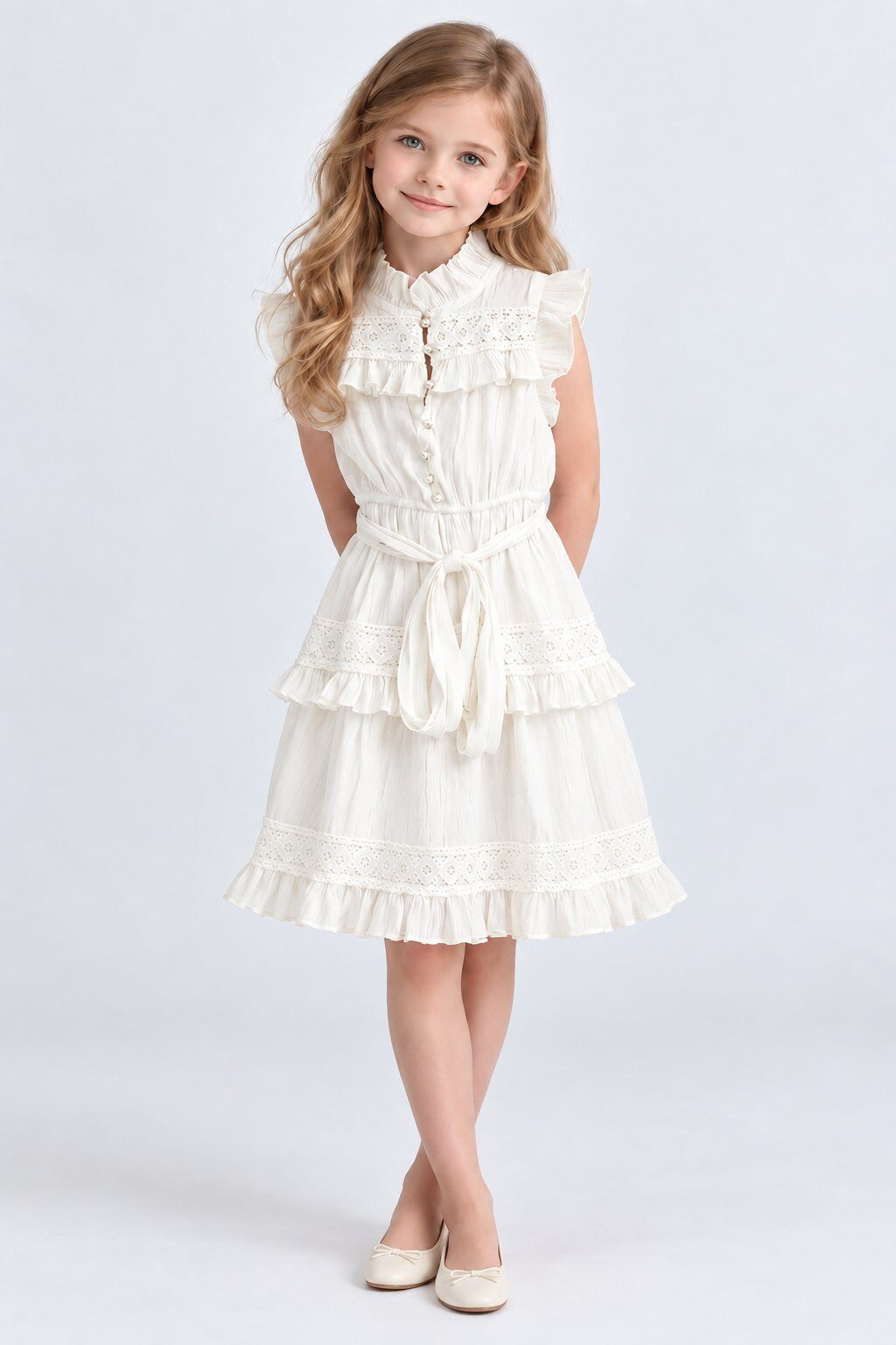 Wholesaler Yoyo S. - Ruffle and lace dress