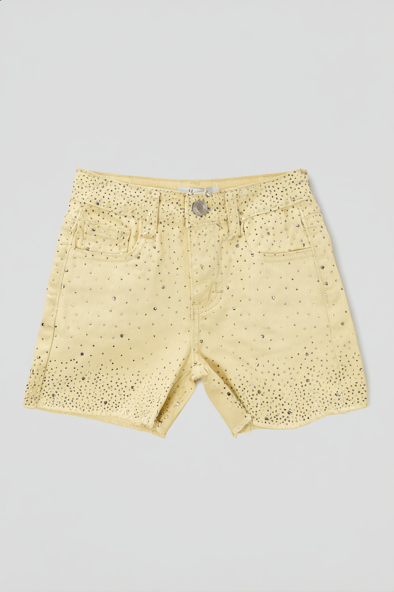 Grossiste Yoyo S. - Short Denim à Paillettes