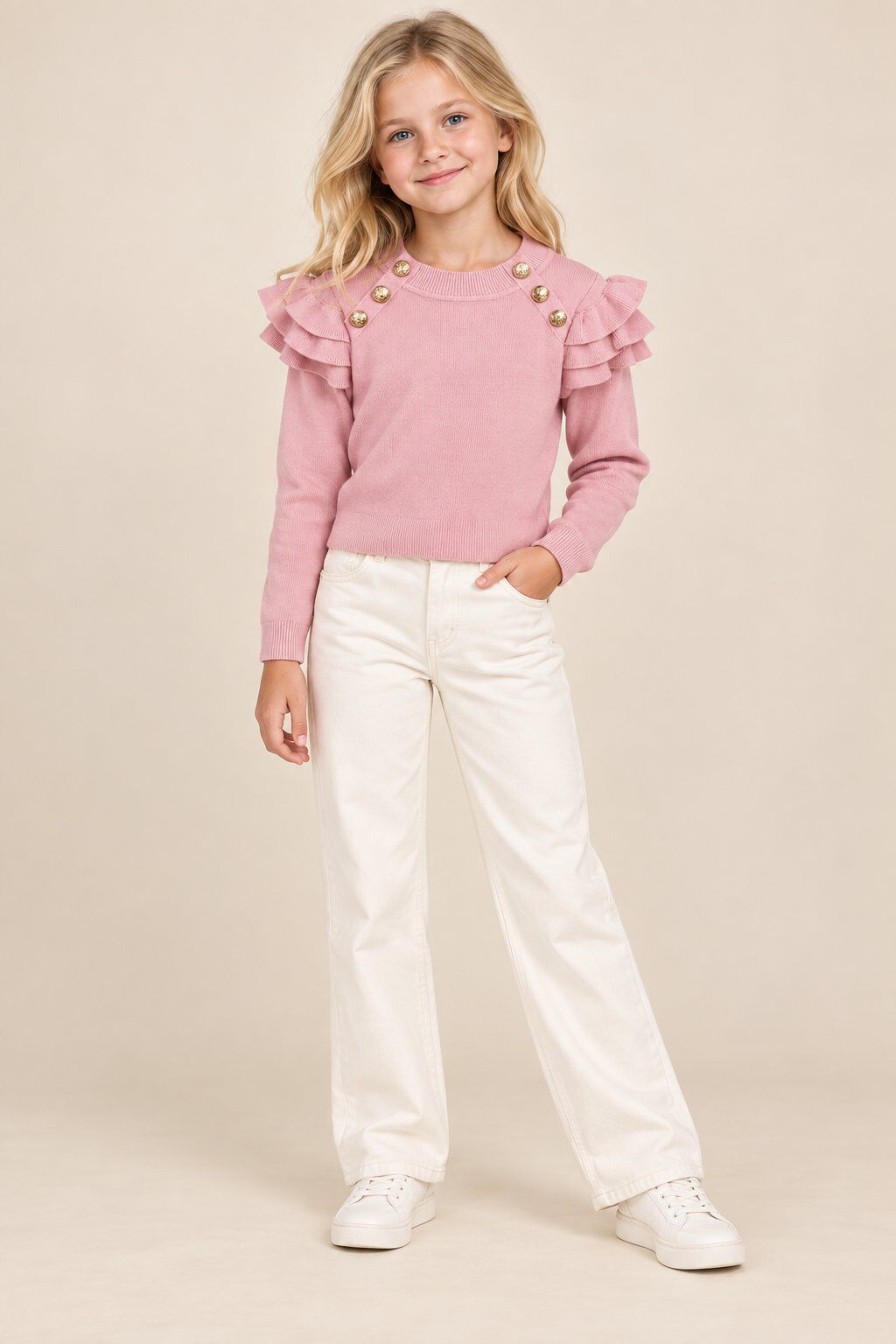 Wholesaler Yoyo S. - Girls' polyester top