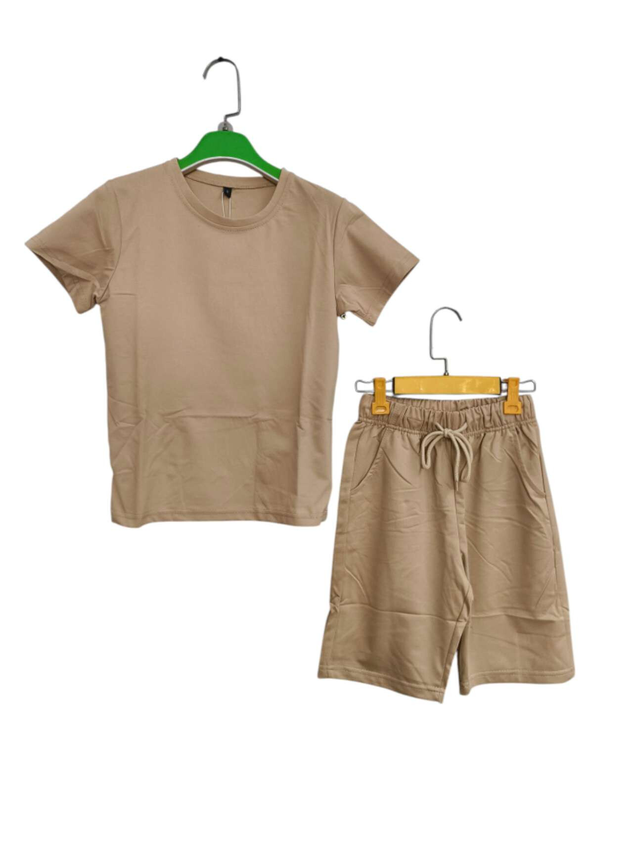 Mayorista Yvon Fashion - Camiseta con pantalones cortos individuales de 4 a 16 años