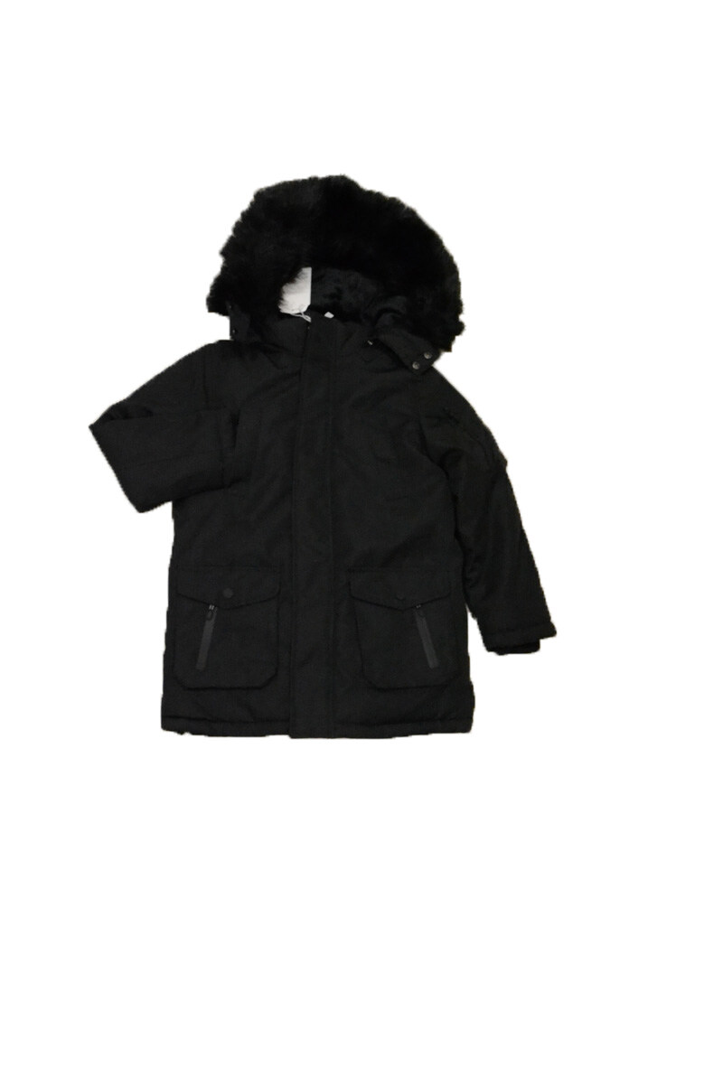 Grossiste Yvon Fashion - Manteau garçon avec capuche fourrure