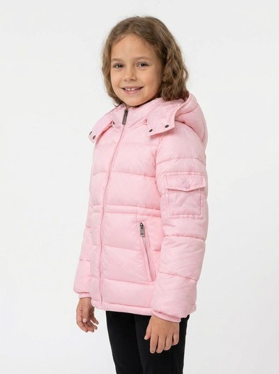 Grossiste Boomkids - doudoune fille avec capuche amovible Grossiste Boomkids - doudoune fille avec capuche amovible