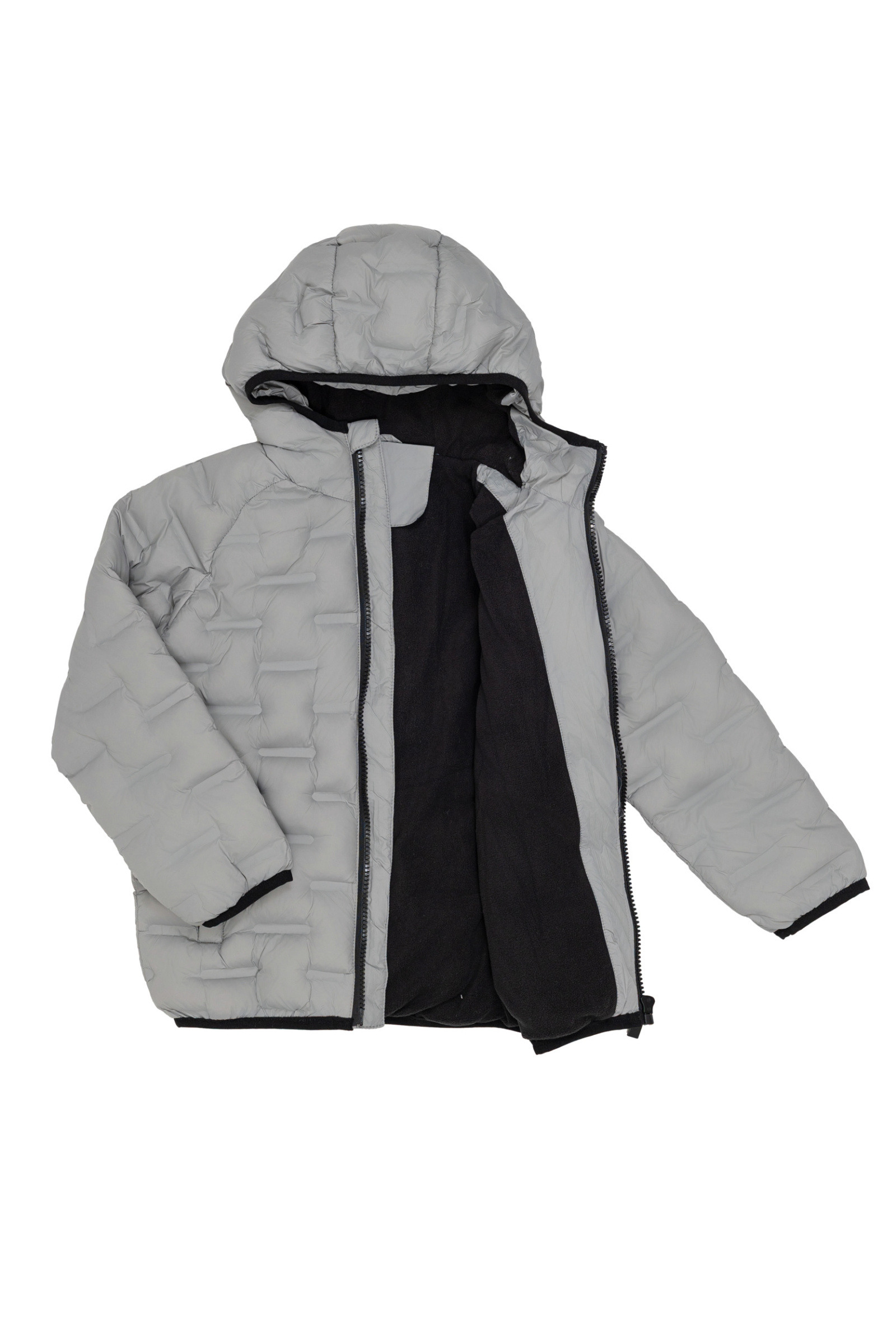 Grossista Boomkids - Piumino bambino con cappuccio e fodera in pile