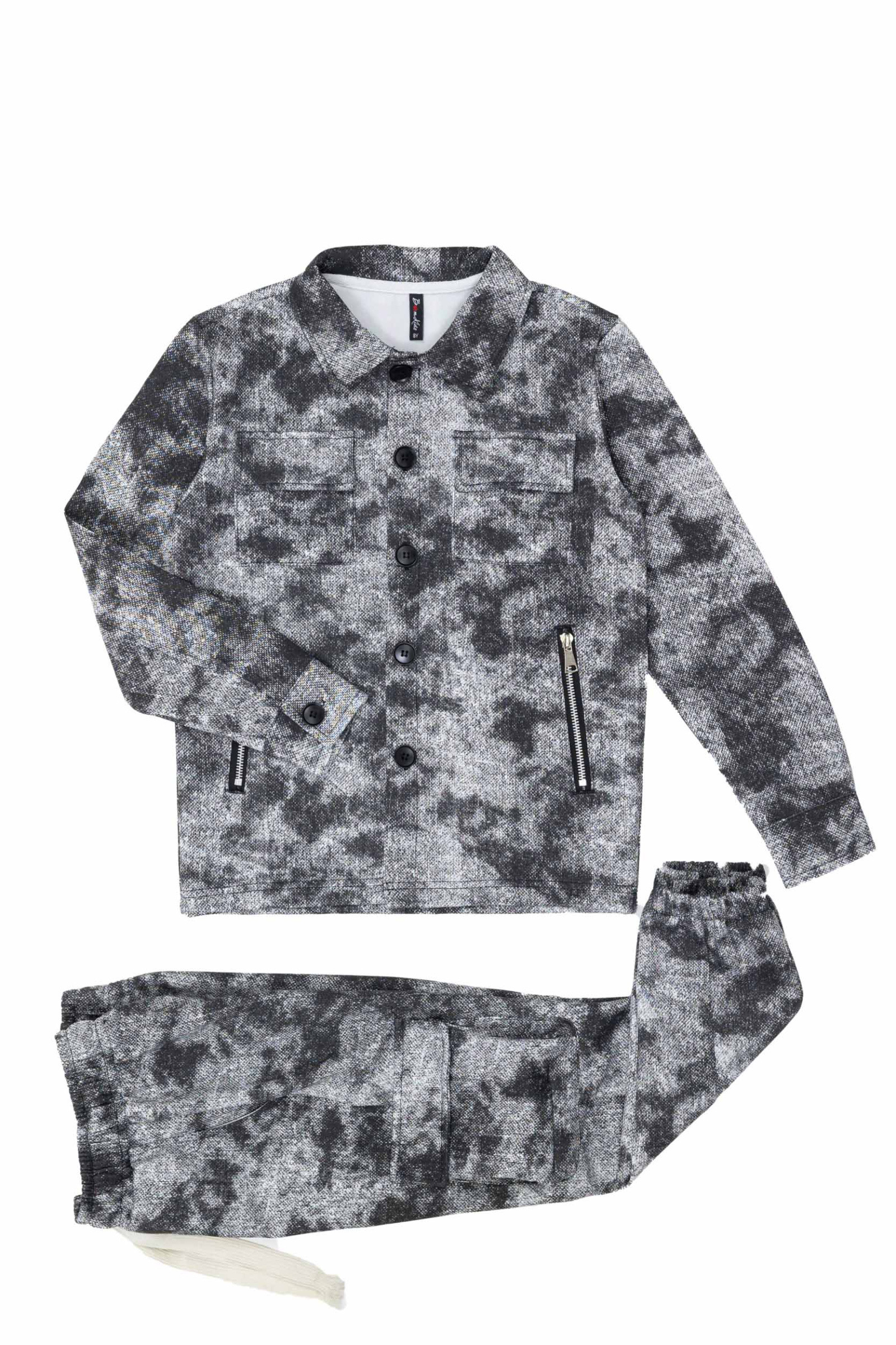 Grossiste Boomkids - Ensemble imprimé veste pantalon jogger