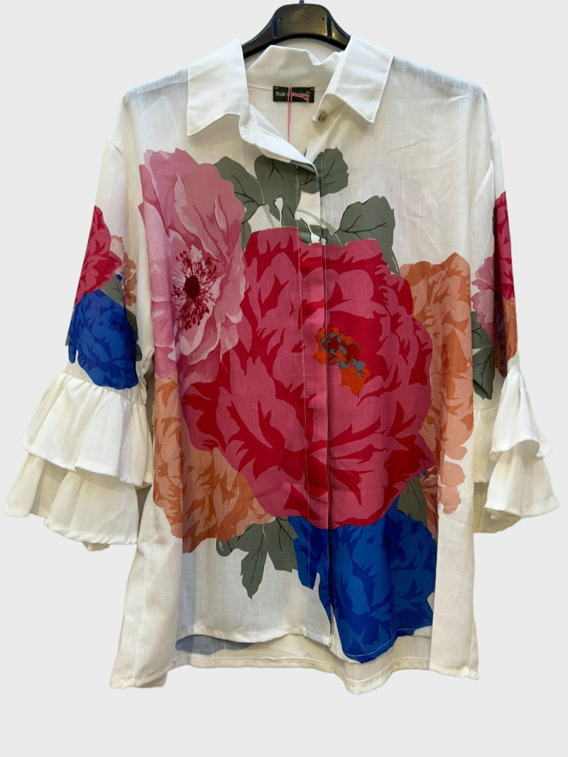 Wholesaler 123LINO - floral print shirt