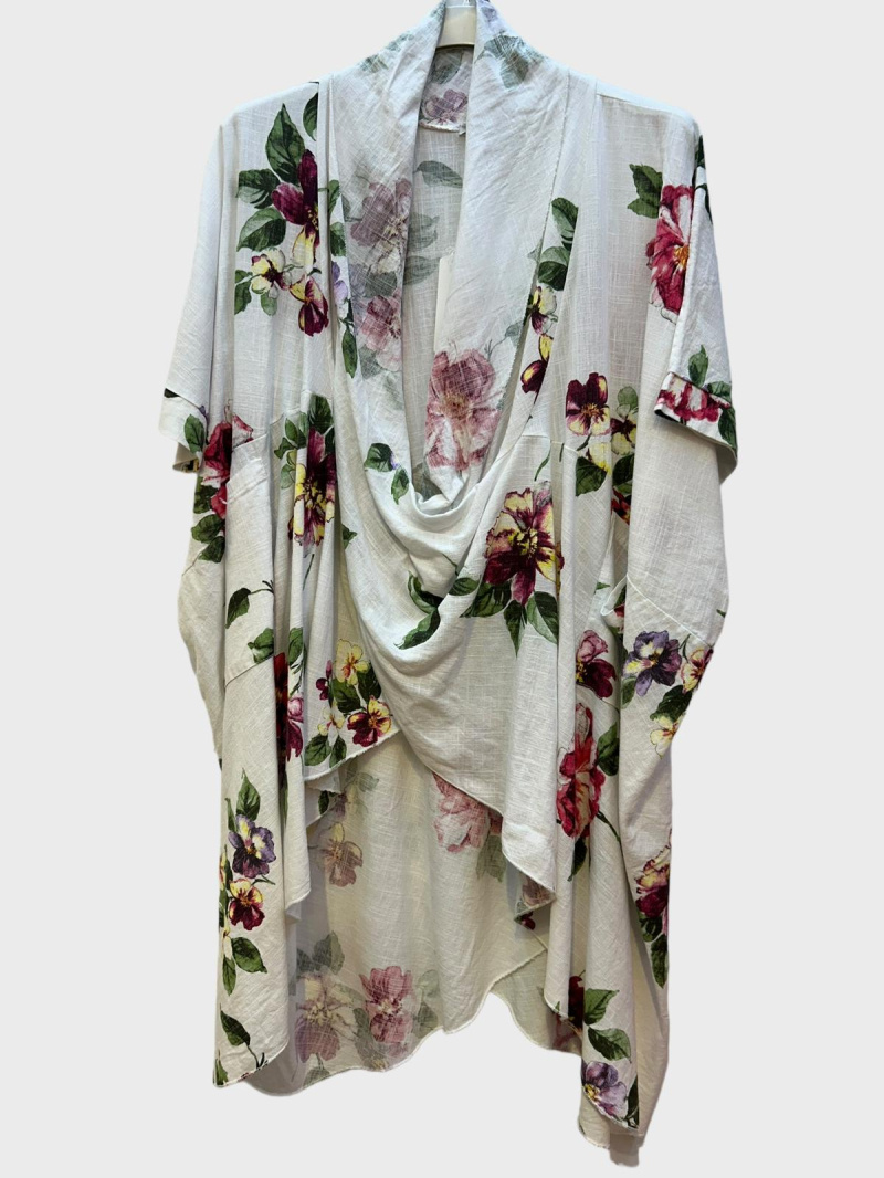 Wholesaler 123LINO - floral print vest