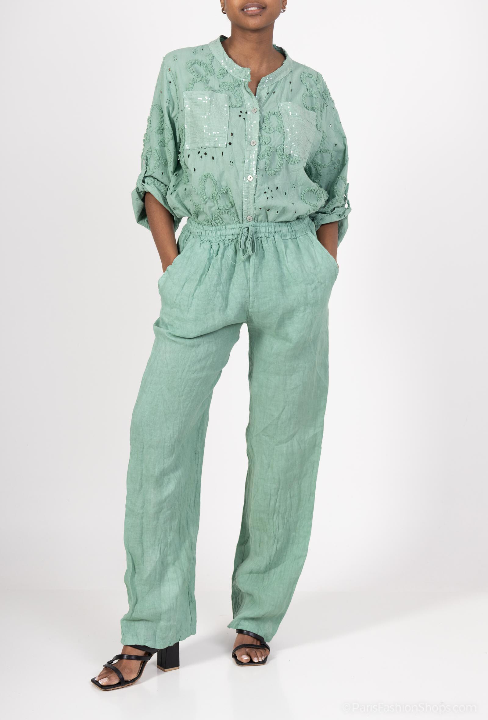 Wholesaler 123LINO - linen pants