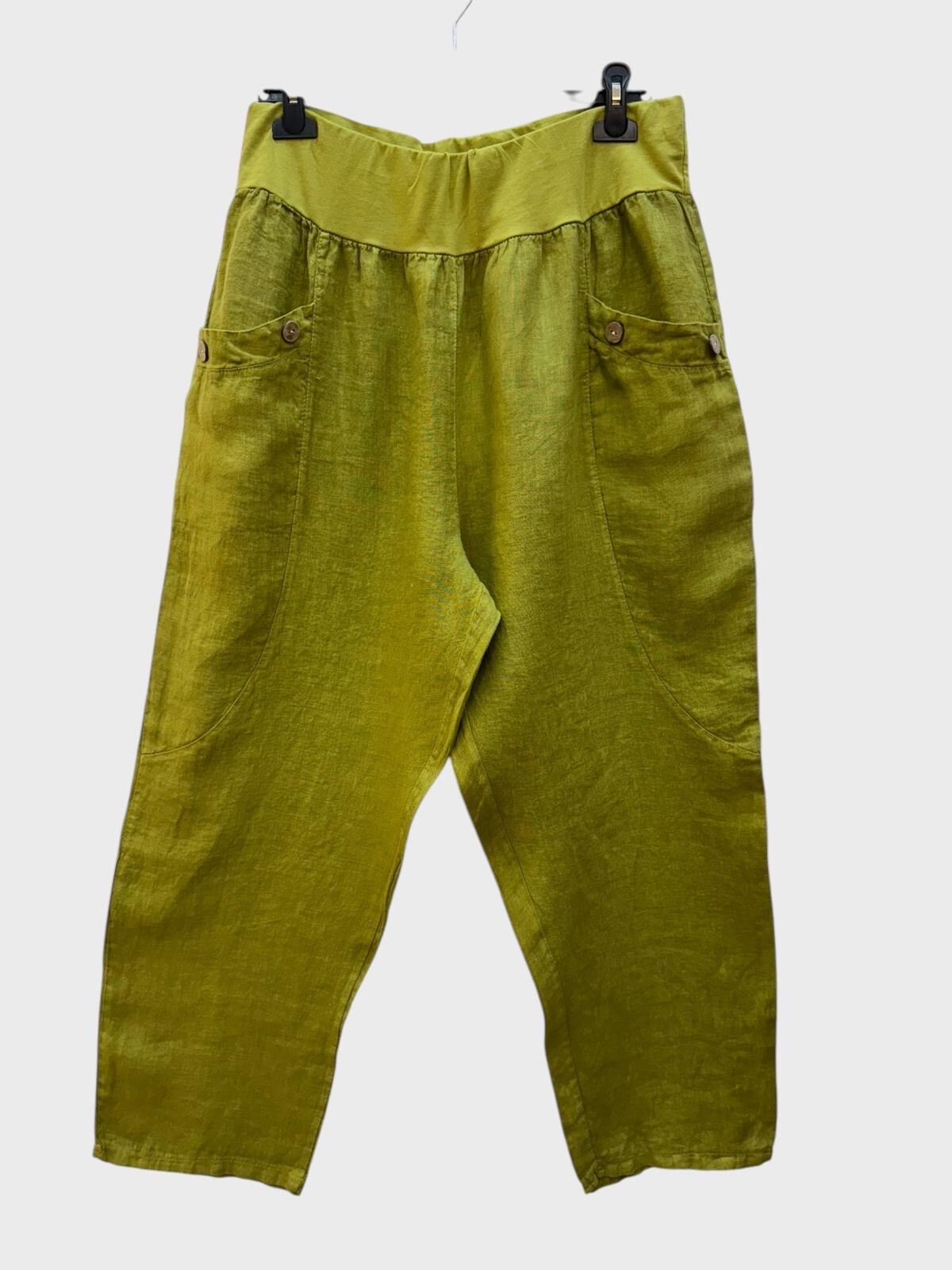 Wholesaler 123LINO - Oversized pants two front pockets with wooden button