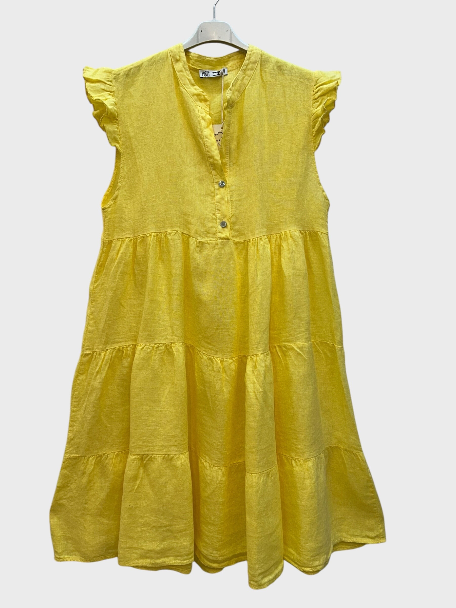 Wholesaler 123LINO - Mid-long cake dress Oversized Col Mao