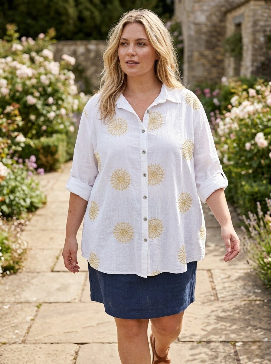 Mayorista 168 Fashion - Camisa de manga larga con estampado