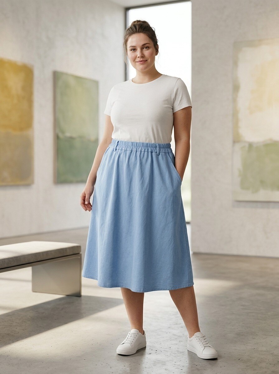 Mayorista 168 Fashion - Falda con bolsillos