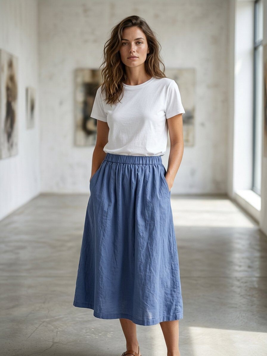 Mayorista 168 Fashion - Falda-Pantalón Globo con Cintura Elástica y Bolsillos