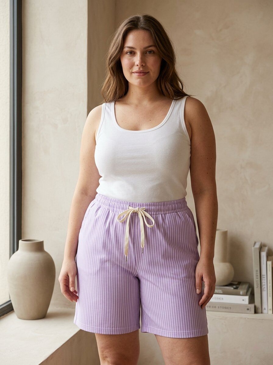Mayorista 168 Fashion - Pantalón corto a rayas