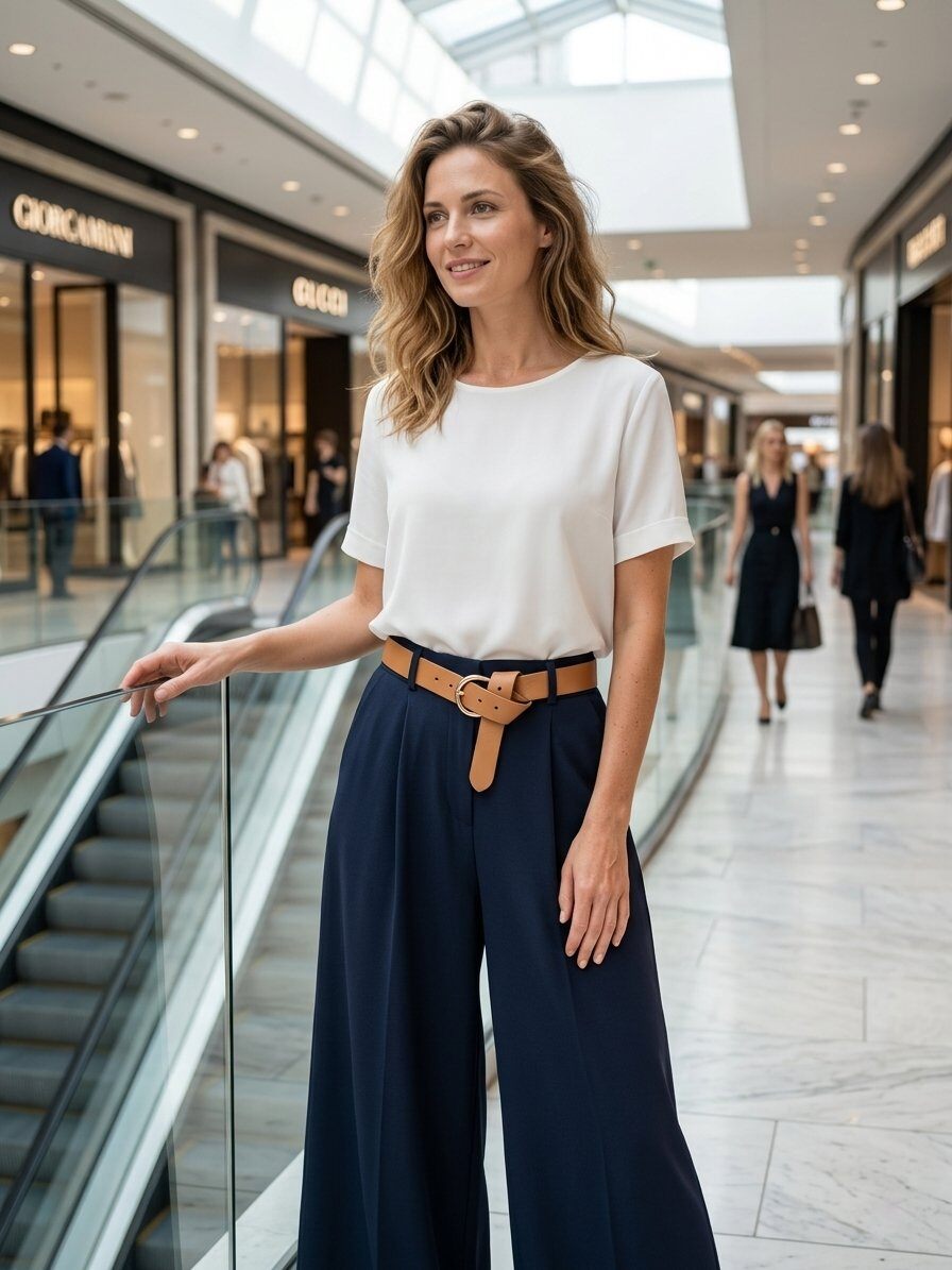 Wholesaler 168 Fashion - Curvy pants with belt