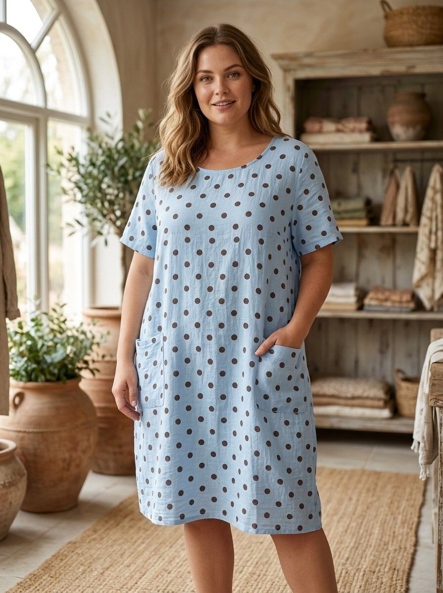 Wholesaler 168 Fashion - Polka dot print dress