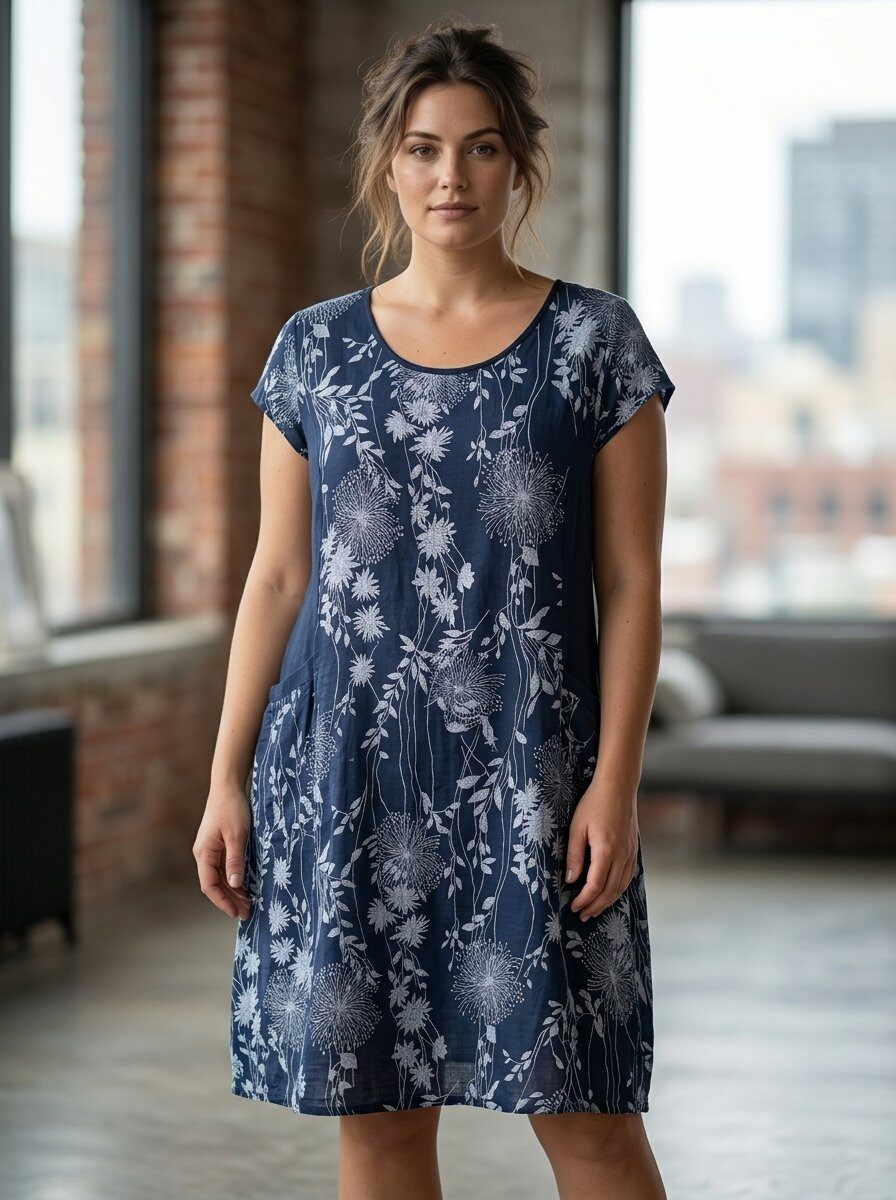 Wholesaler 168 Fashion - Midi Dress with Print