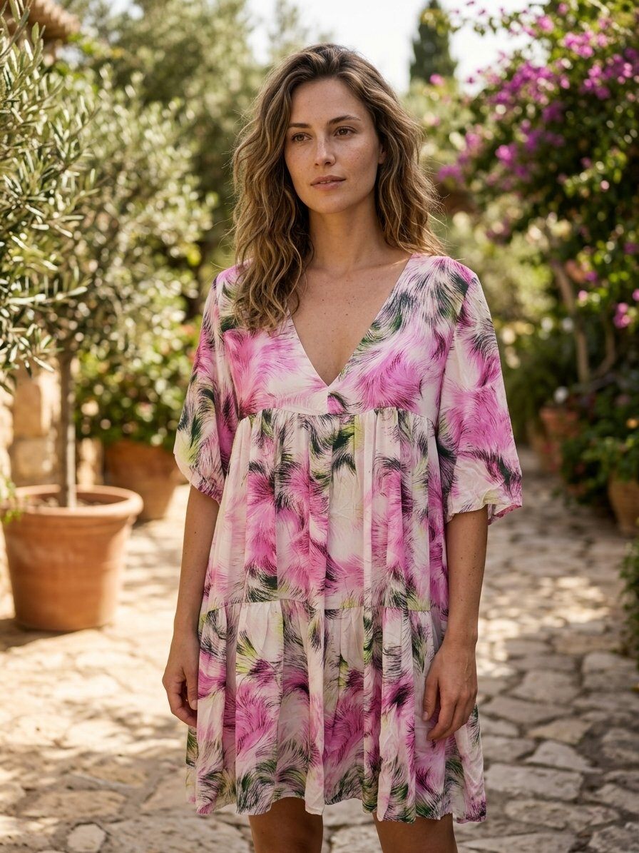 Mayorista 168 Fashion - Vestido estampado