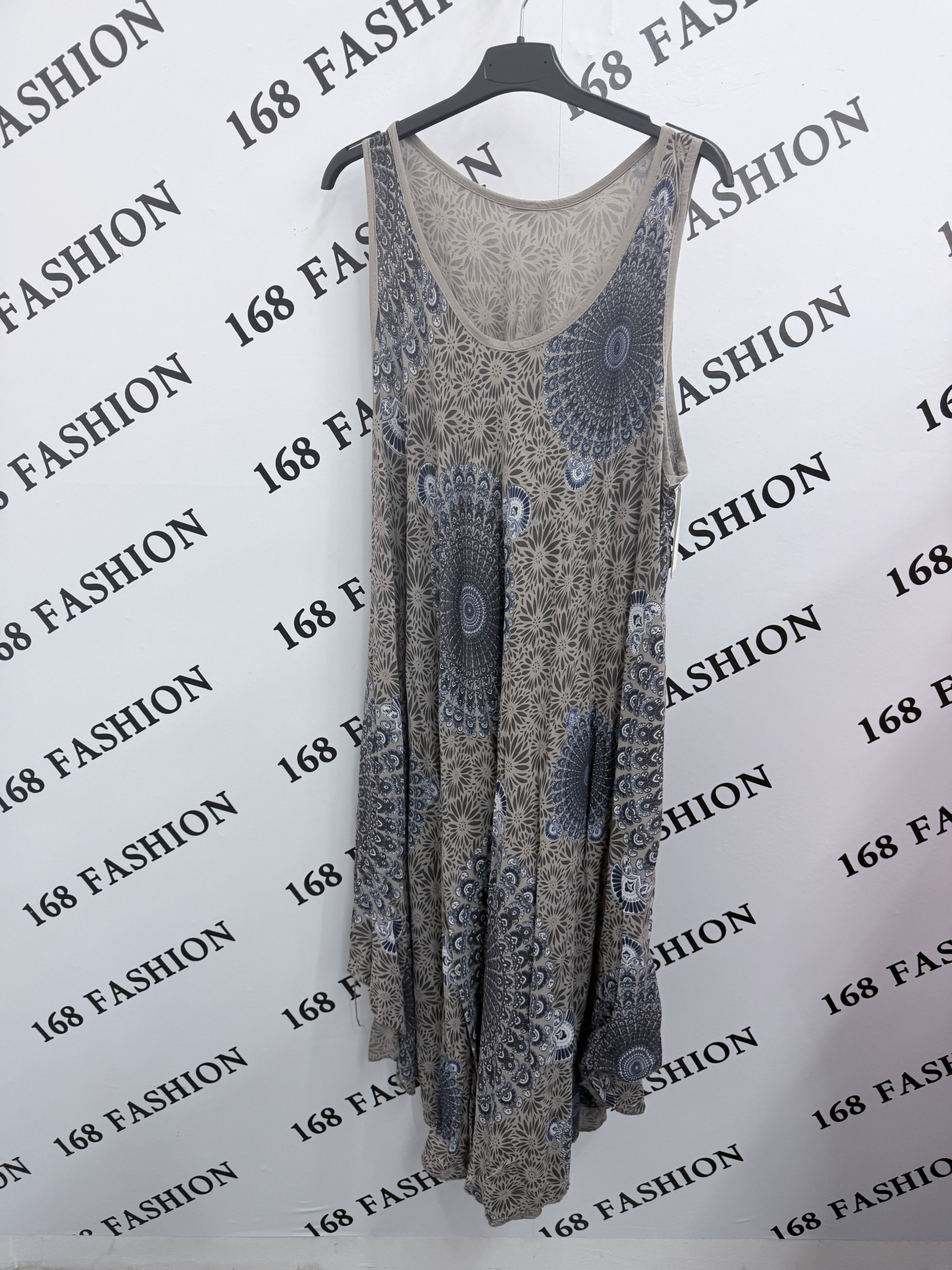 Mayorista 168 Fashion - Vestido largo con estampado