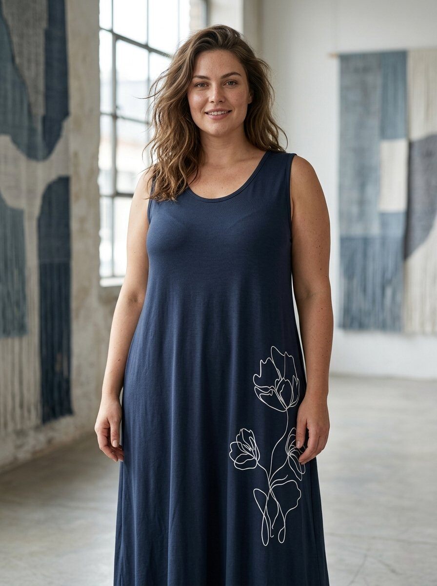 Wholesaler 168 Fashion - Long dress with pattern
