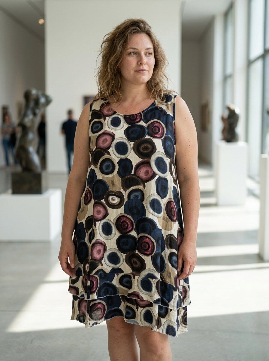 Wholesaler 168 Fashion - Sleeveless dress with print