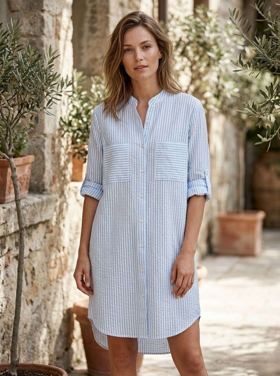 Wholesaler 168 Fashion - Long sleeve shirt dress