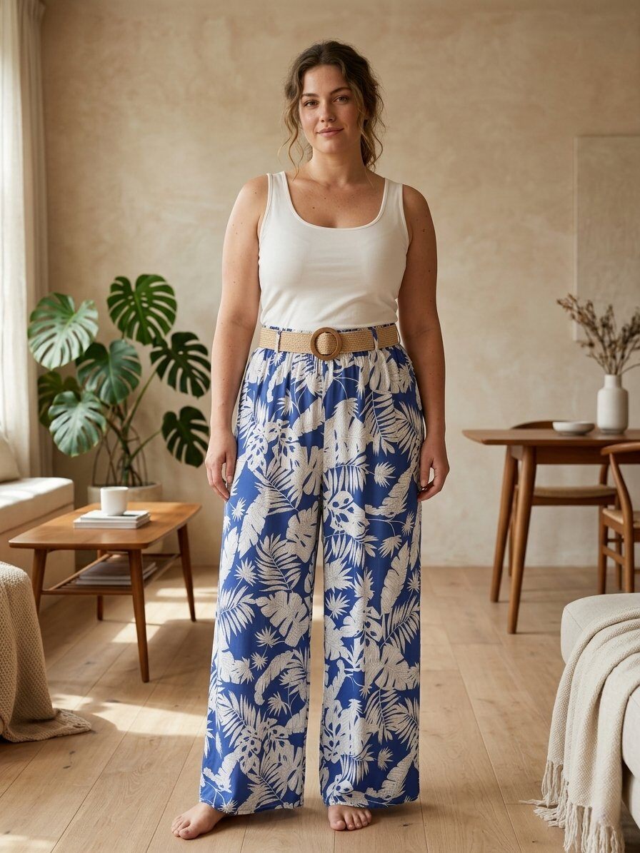 Wholesaler 168 Fashion - Oversized pants with print