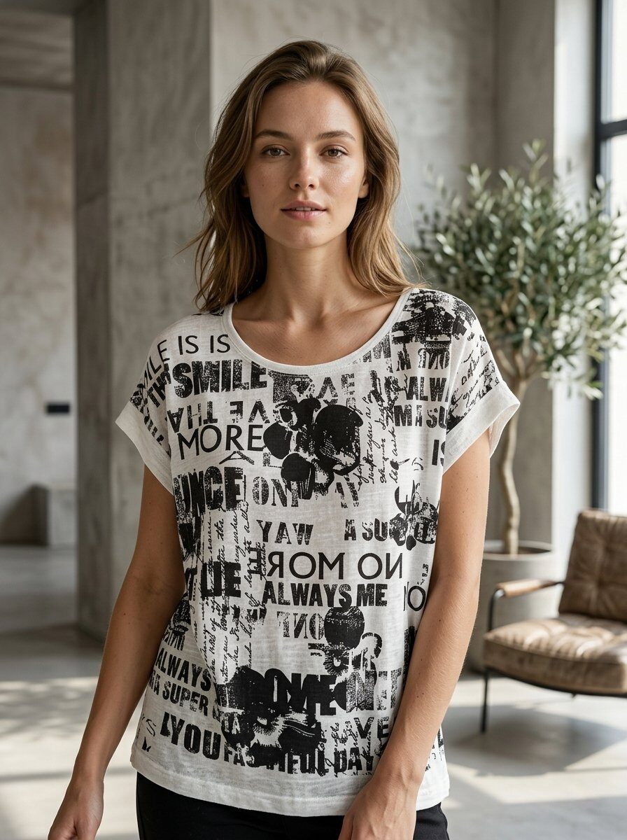 Wholesaler 168 Fashion - Top with lettering