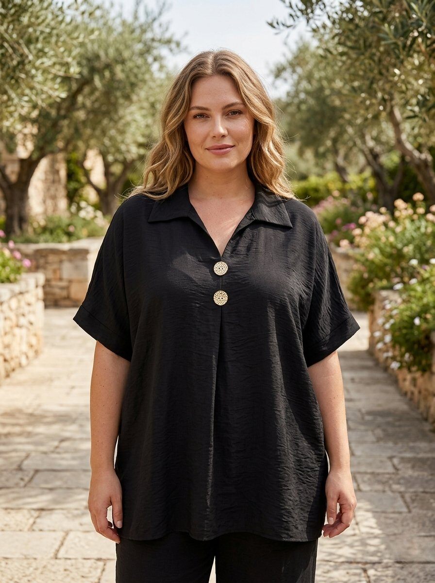 Grossiste 168 Fashion - Haut avec bouton