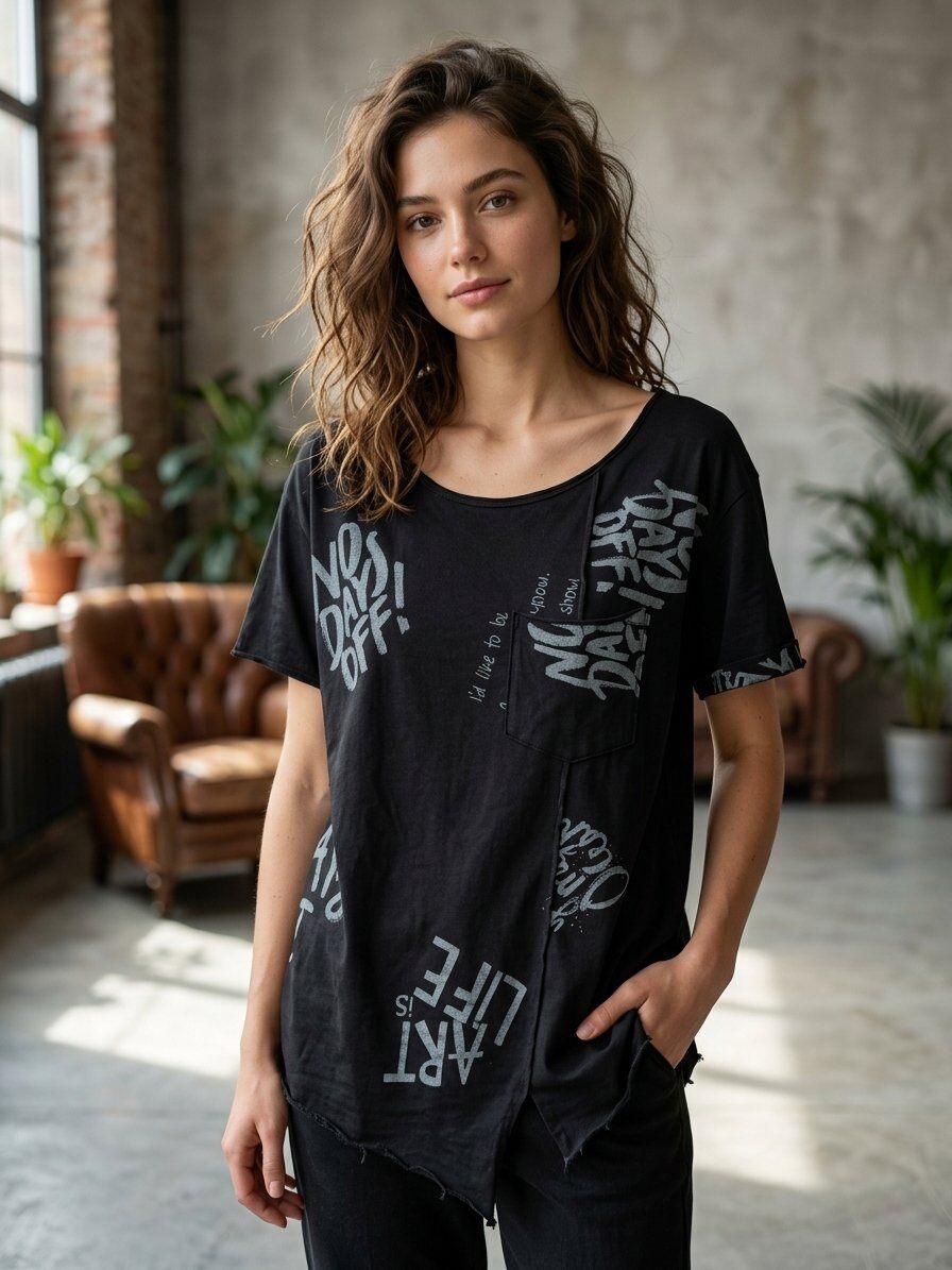 Mayorista 168 Fashion - Camiseta con estampado