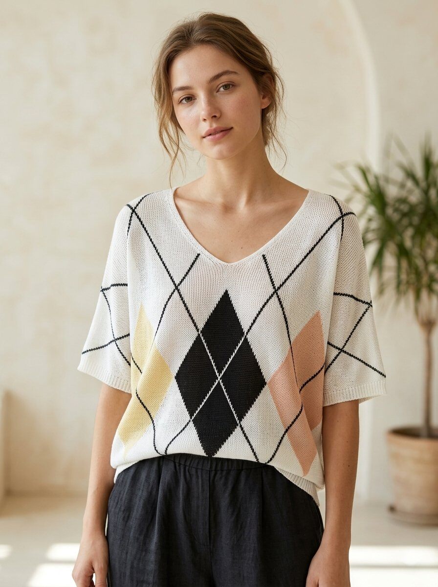 Wholesaler 168 Fashion - Lightweight sweater with print
