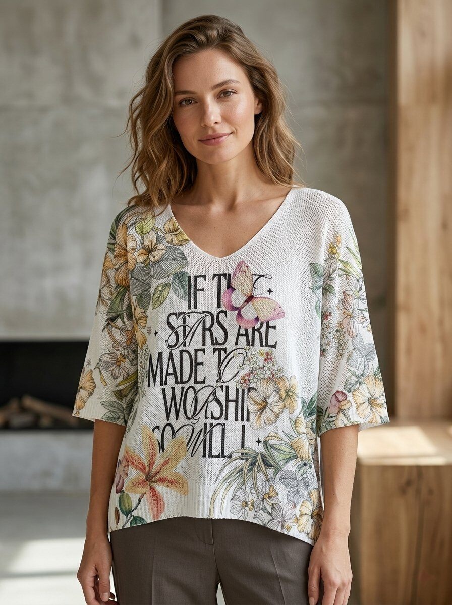Mayorista 168 Fashion - Jersey ligero con estampado