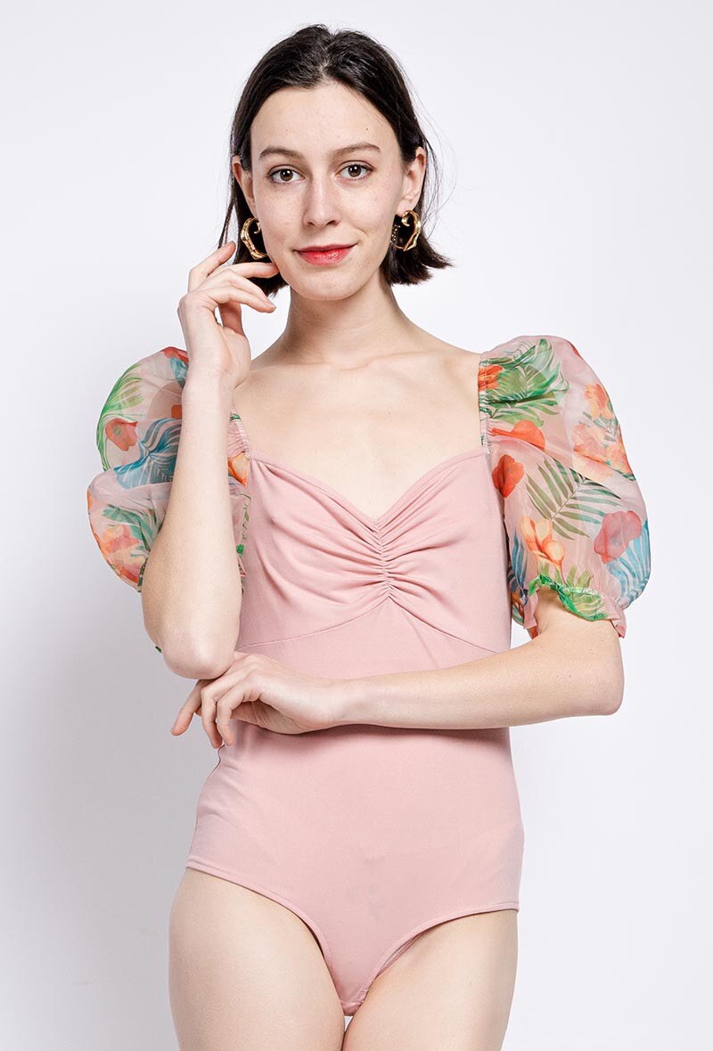 Wholesaler 17 AUGUST - Body with puff sleeves