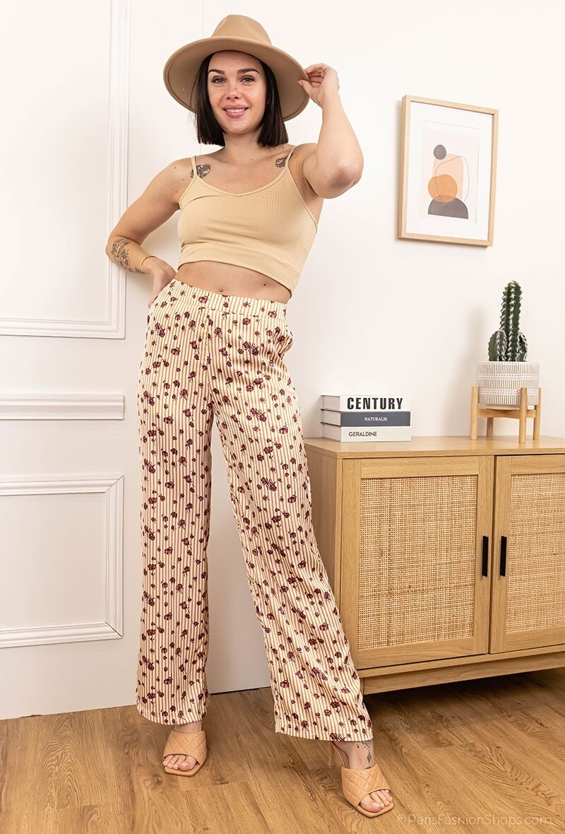 Grossiste 17 AUGUST - Pantalon Imprimé