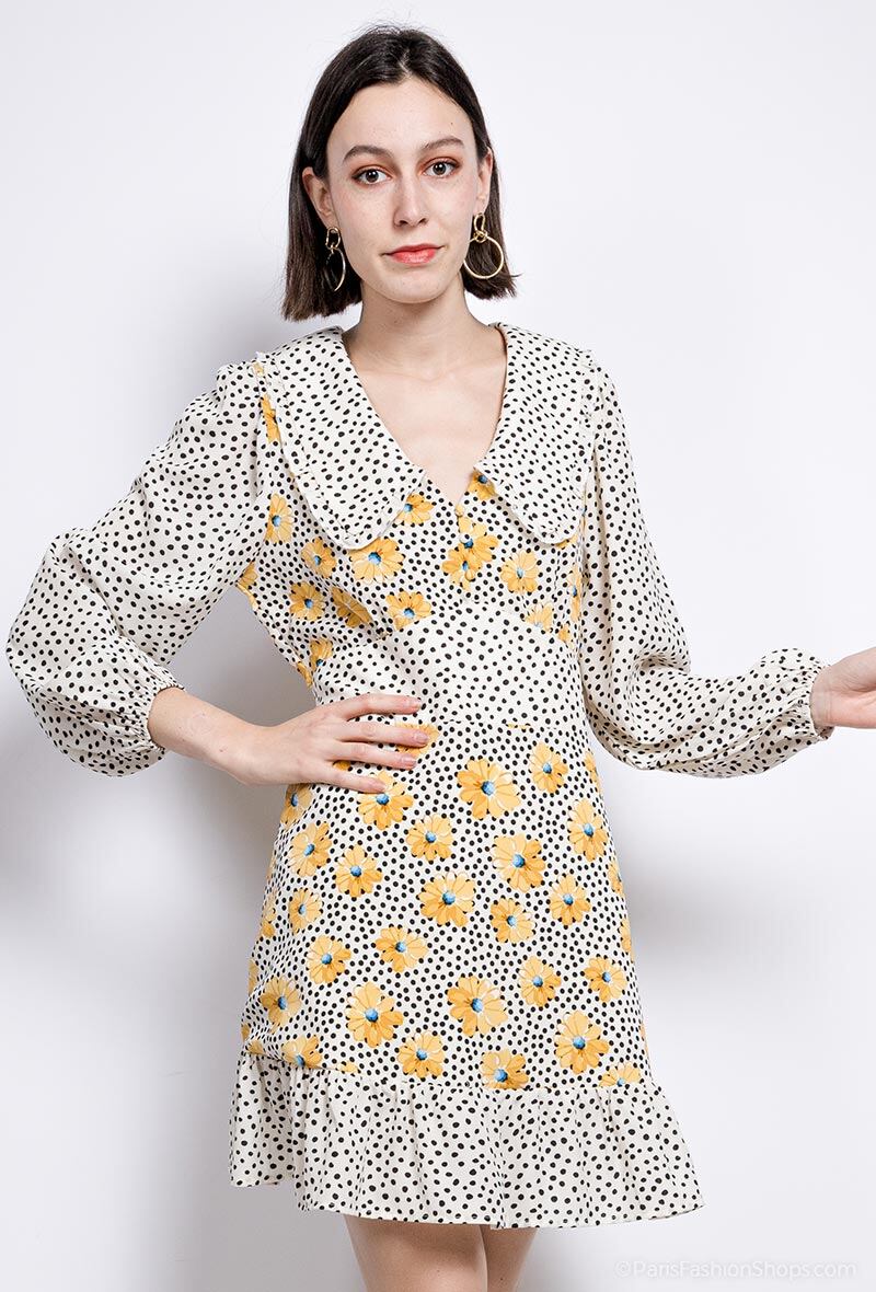 Wholesaler 17 AUGUST - Dress with big collar