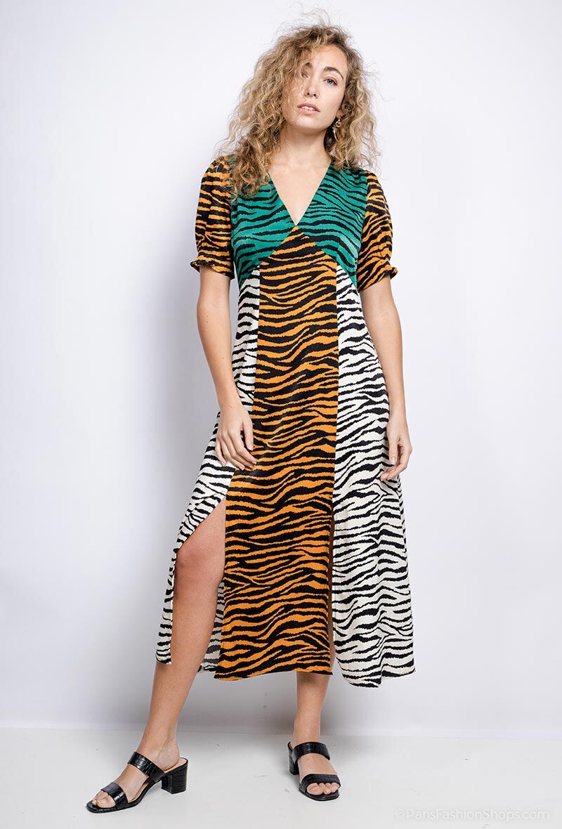 Wholesaler 17 AUGUST - Zebra midi dress
