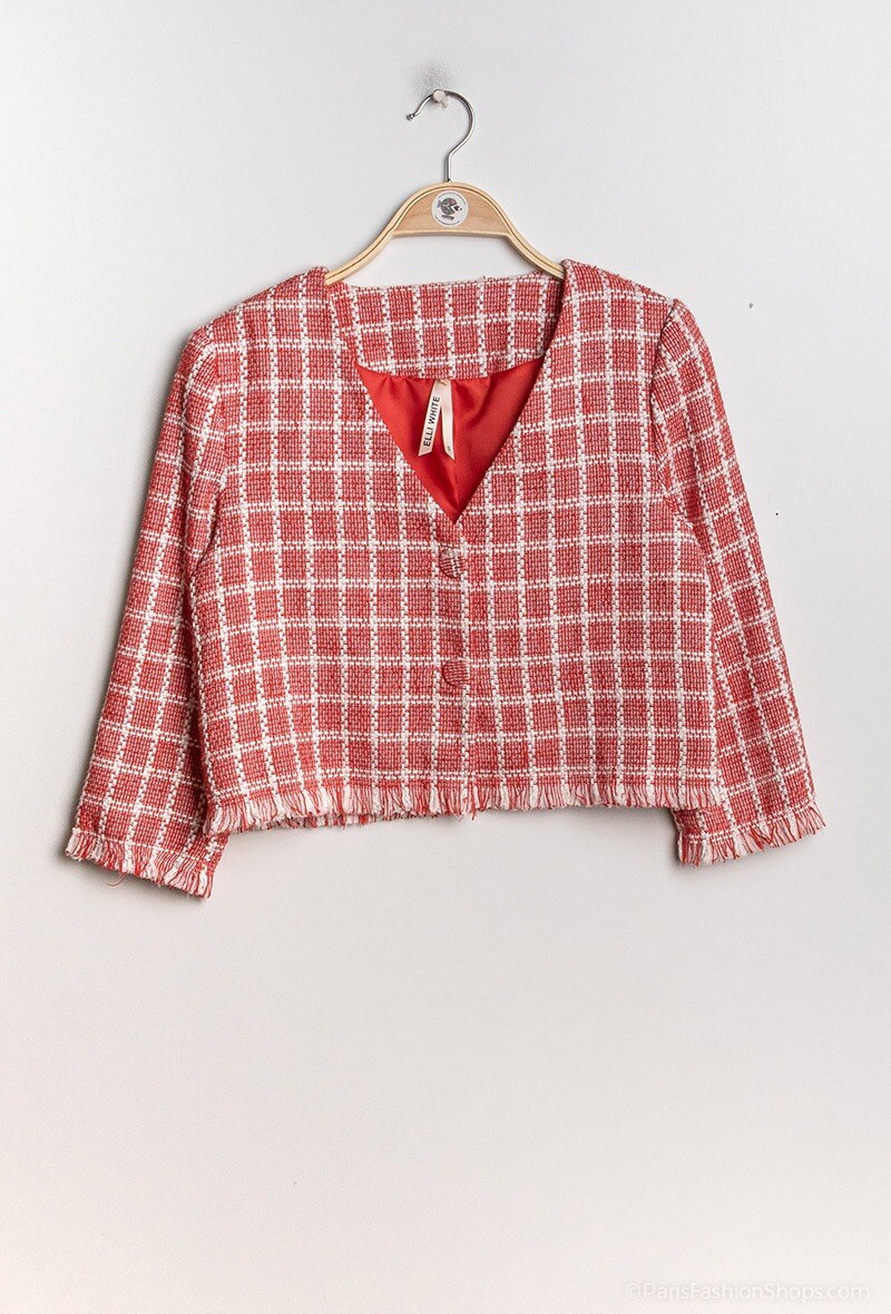 Grossiste 17 AUGUST - Veste en tweed courte