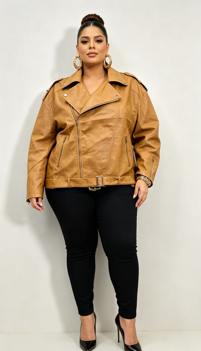Grossista 2W Paris (Grande taille / Plus Size ) - Giacca in similpelle taglie forti dalla 46 alla 60 Grossista 2W Paris (Grande taille / Plus Size ) - Giacca in similpelle taglie forti dalla 46 alla 60
