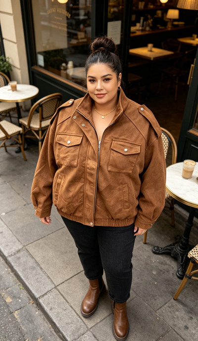 Grossiste 2W Paris (Grande taille / Plus Size ) - Blouson grande taille en simili-daim du 46 au 60 Grossiste 2W Paris (Grande taille / Plus Size ) - Blouson grande taille en simili-daim du 46 au 60
