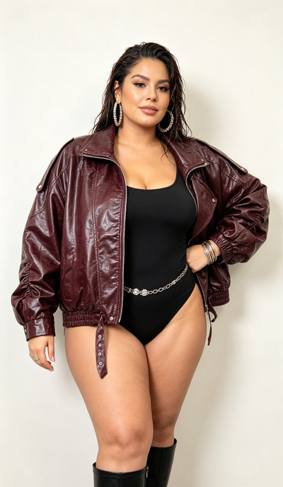 Grossista 2W Paris (Grande taille / Plus Size ) - Giacca in similpelle taglie forti dalla 46 alla 60 Grossista 2W Paris (Grande taille / Plus Size ) - Giacca in similpelle taglie forti dalla 46 alla 60