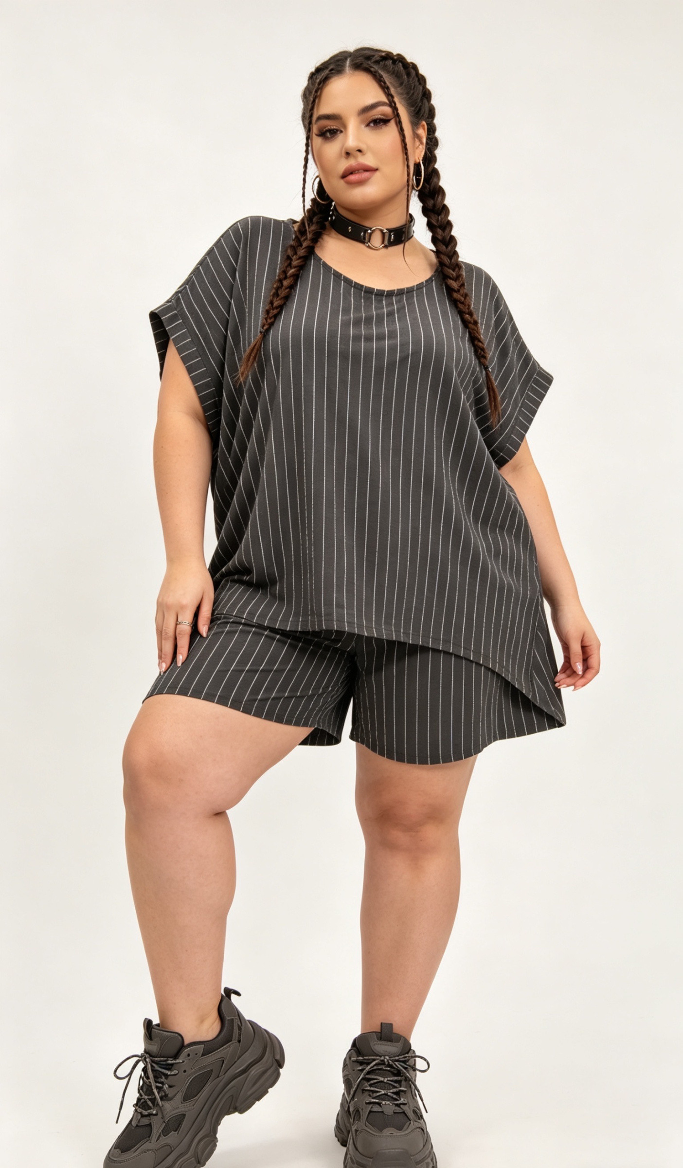 Mayorista CURVY RONDE (Grande Taille/Over Size) - Comodidad y estilo para la primavera con este conjunto de talla grande en viscosa, perfecto para los días soleados.