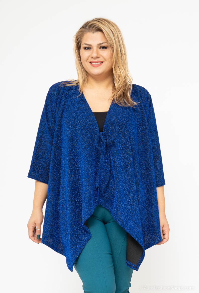 Wholesaler 2W Paris - Flowy cardigan with sequin bow