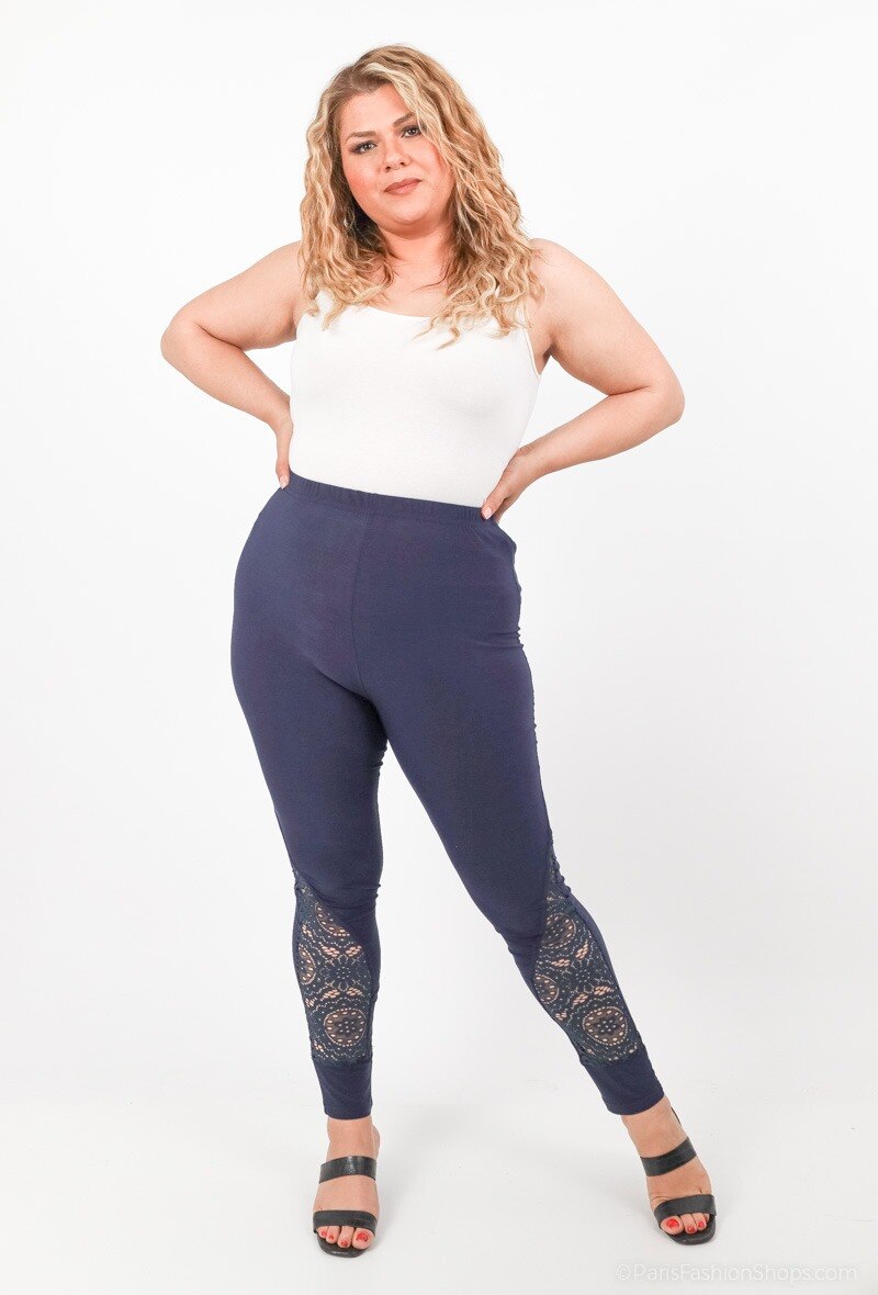 Wholesaler 2W Paris - Legging with lace details
