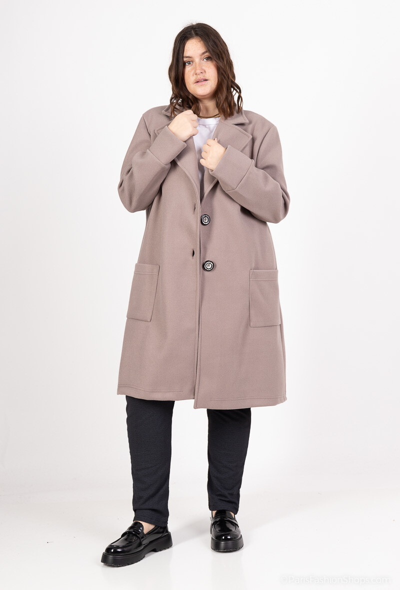 Grossiste 2W Paris - Manteau à bouton col à revers