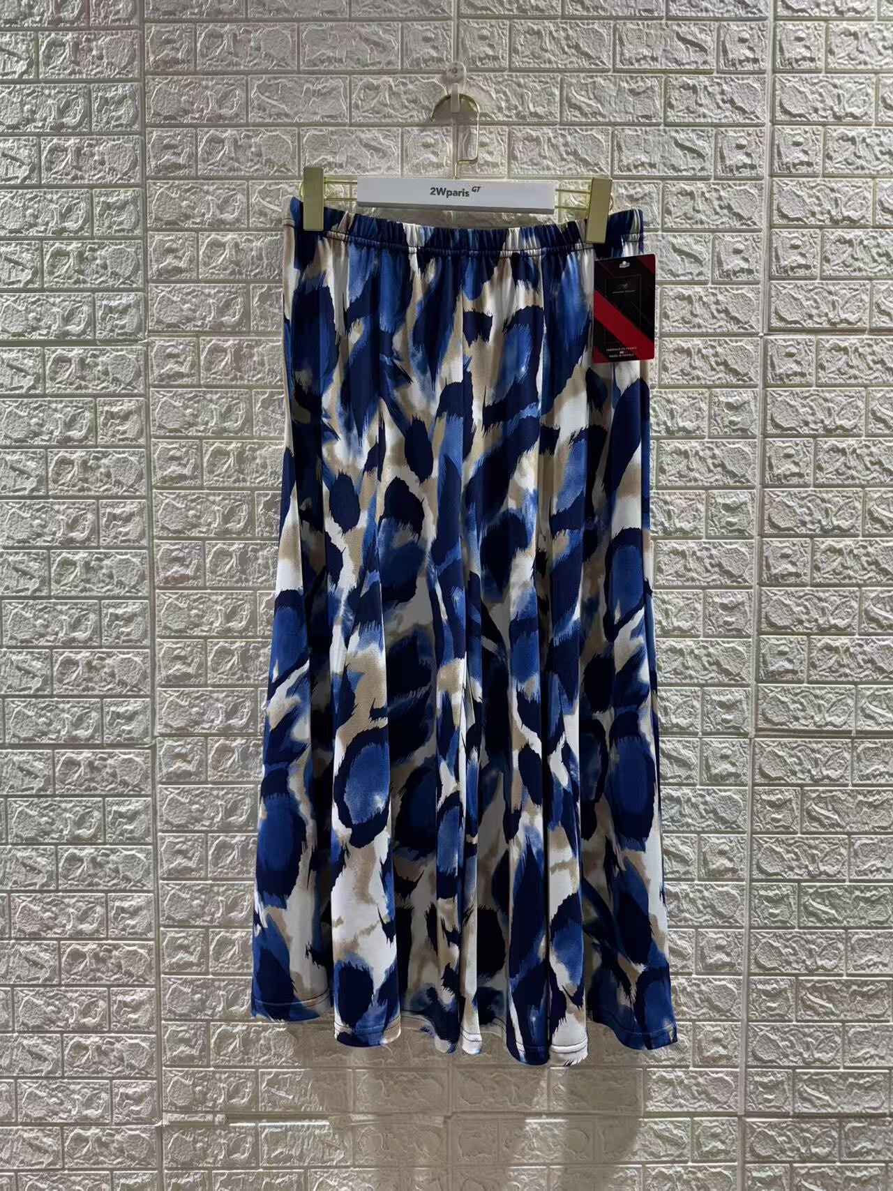 Grossiste 2W Paris - Jupe-culotte taille élastique en imprimé