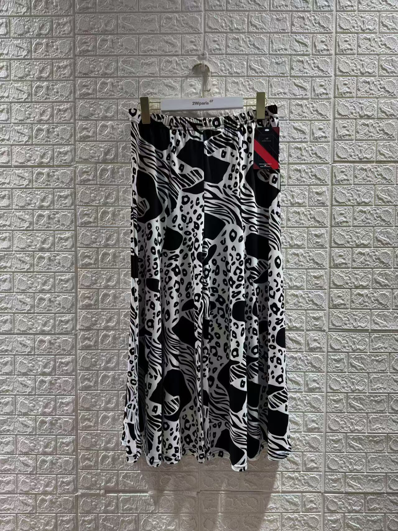 Grossiste 2W Paris - Jupe-culotte taille élastique en imprimé