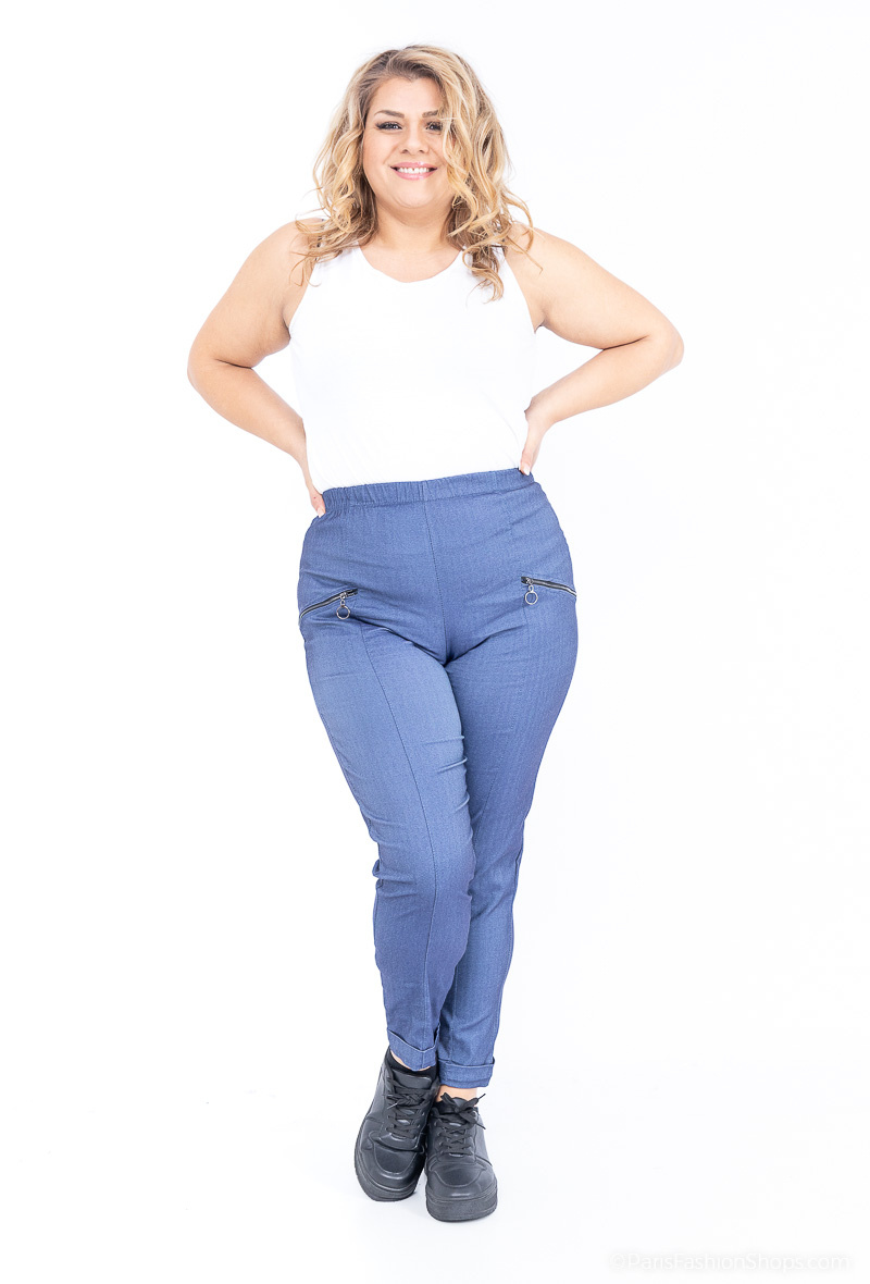 Wholesaler 2W Paris - Zipped stretch pants