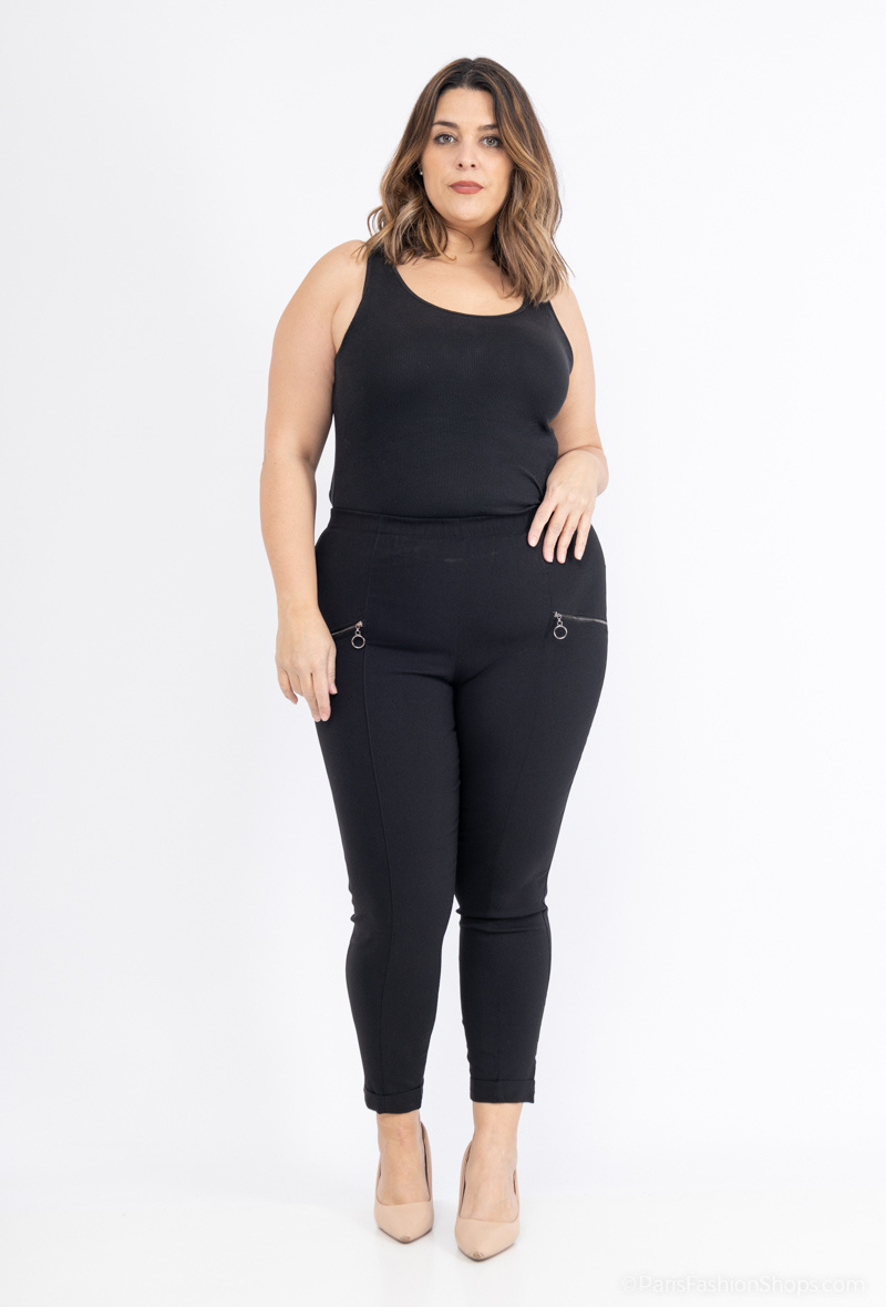 Wholesaler 2W Paris - Zipped stretch pants