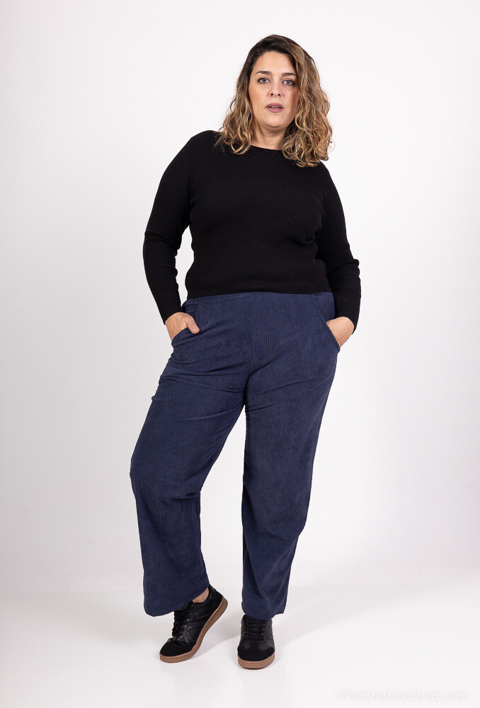 Wholesaler 2W Paris - Corduroy pants with pockets