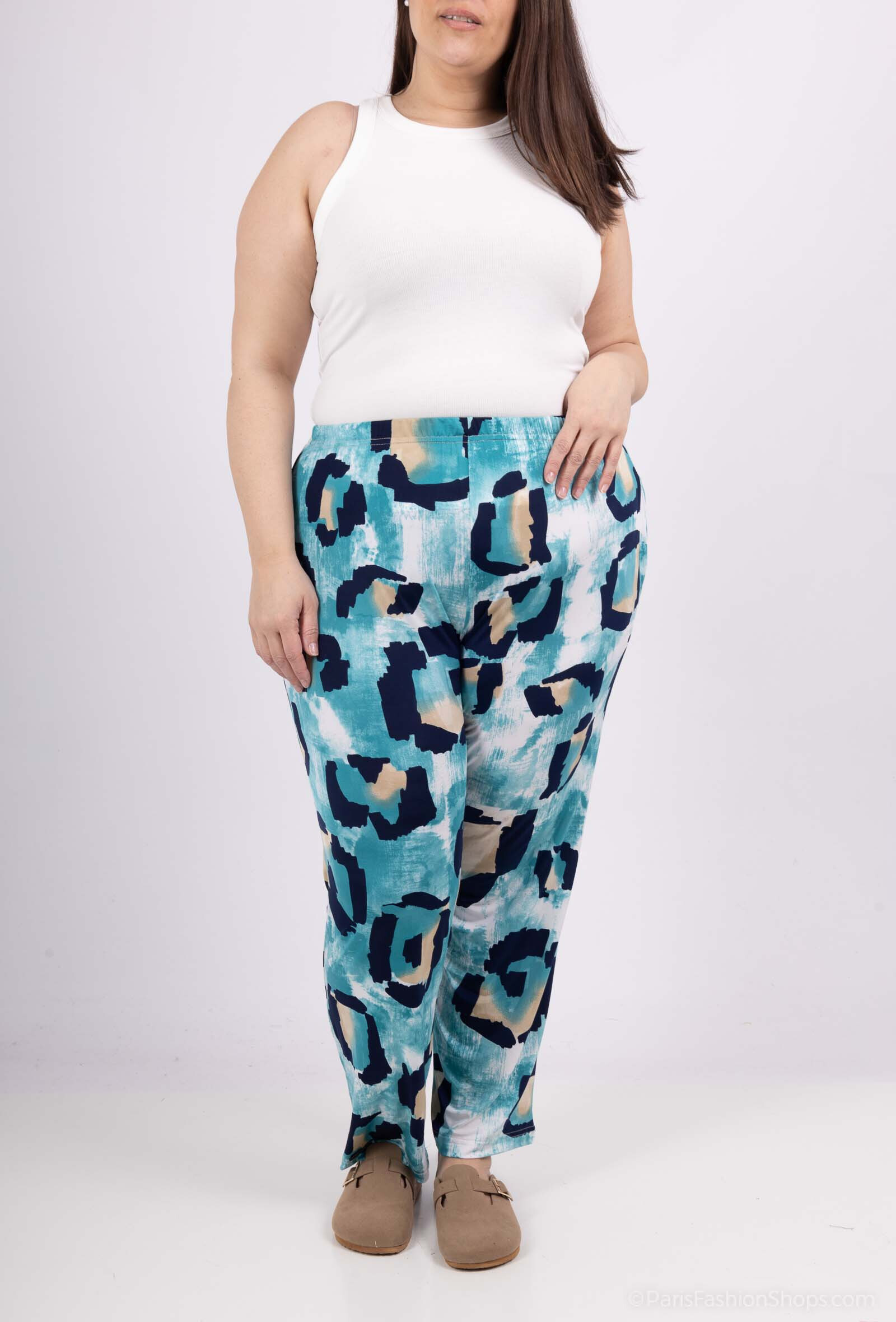 Wholesaler 2W Paris - Fluid print pants with pocket